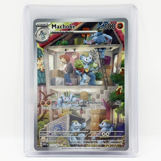 Pokemon TCG Machoke 177/165 Scarlet & Violet Illustration Rare