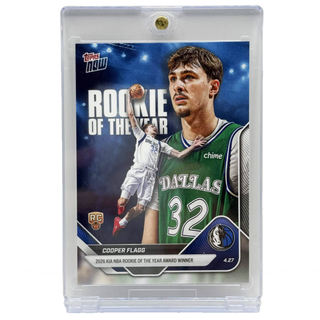 2025-26 Topps NOW Cooper Flagg 2026 KIA Rookie Of The Year Winner RC