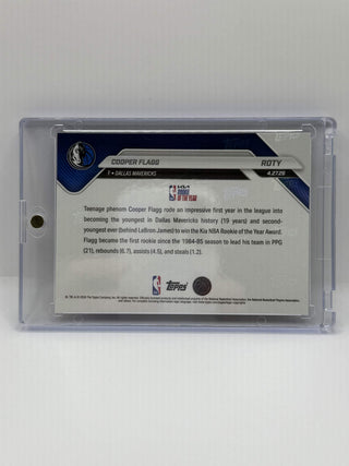 2025-26 Topps NOW Cooper Flagg 2026 KIA Rookie Of The Year Winner RC