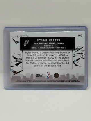 2025-26 Topps Clutch Prospects Dylan Harper Rookie #CC-2 (A)