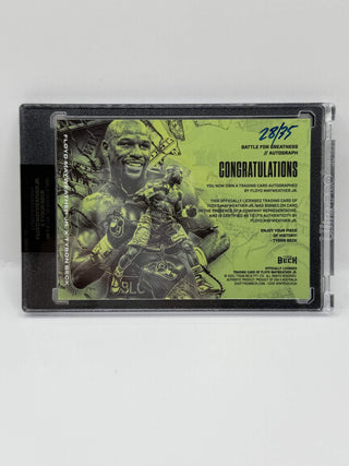 2022 Tyson Beck X Floyd Mayweather Battle For Greatness Authentic Autograph 28/35