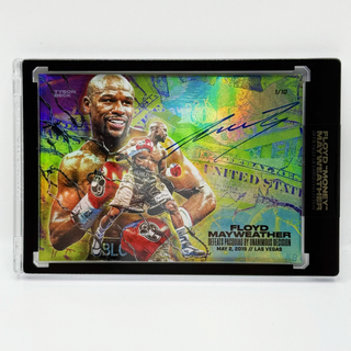 2022 Tyson Beck X Floyd Mayweather Battle For Greatness Coloration Autograph 1/10 - AA