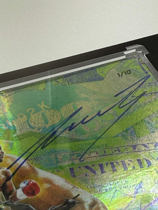 2022 Tyson Beck X Floyd Mayweather Battle For Greatness Coloration Autograph 1/10 - AA