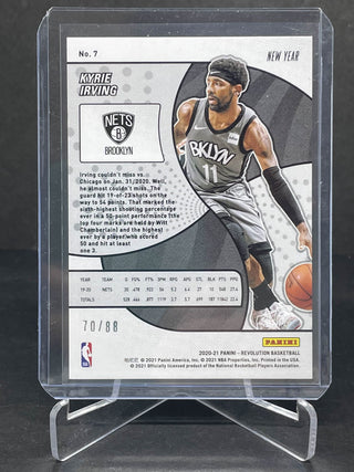 2020-21 Panini Revolution New Year Kyrie Irving Brooklyn Nets 70/88