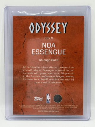2025-26 Topps Signature Class Odyssey Noa Essengue Rookie SSP Case Hit! #ODY-9