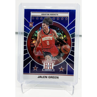2021-22 Panini Chronicles Hometown Hero's Jalen Green RC 33/99