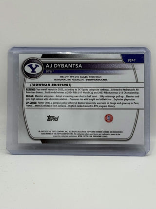 2025-26 Topps 1st Bowman AJ Dybantsa #BCP-1
