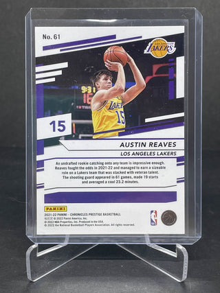 2021-22 Chronicles Prestige Austin Reaves RC 38/99