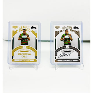 2023 TLA NRL Elite League Sensation Signature Tevita Tatola W/ Redemption Card 02/80