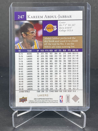 2009-10 Upper Deck Immortals Kareem Abdul-Jabbar - No. 247