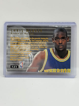 1994-95 Fleer Ultra Chris Webber NBA Award Winner #4