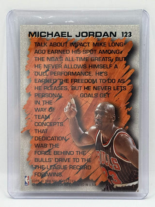1996-97 Fleer Michael Jordan Hardwood Leader - No. 123