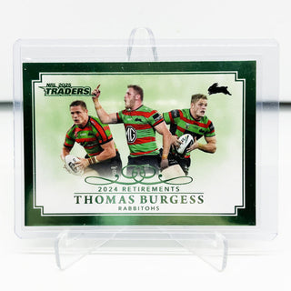 2025 TLA NRL Traders Thomas Burgess Retirements Case Card 61/64