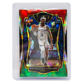 2020-21 Panini Select Shai-Gilgeous Alexander Red/White/Green Ice - No. 119