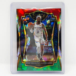 2020-21 Panini Select Shai-Gilgeous Alexander Red/White/Green Ice - No. 119