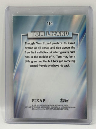 2026 Topps Chrome Disney Tom Lizard Debut Yellow/Green Ray Wave 130/225