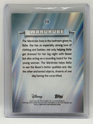 2026 Topps Chrome Disney Wardrobe Purple/Light Green Shimmer 085/175