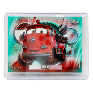 2026 Topps Chrome Disney RED Aqua Wave 010/199