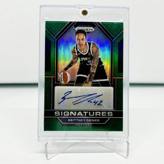 2023 WNBA Panini Prizm Brittney Griner Signatures Green