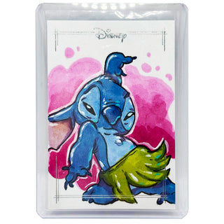 2026 Topps Chrome Disney Stitch Sketch Card Artist Autograph 1/1