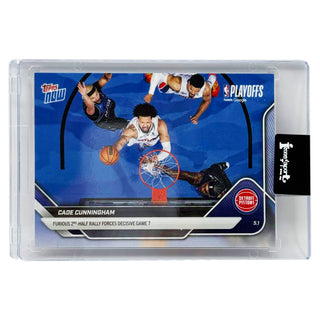 2025-26 Topps NOW Cade Cunningham Furious 2nd Half Rally Forces Game 7 #287