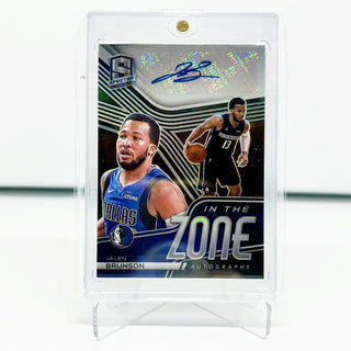 2020-21 Panini Spectra Jalen Brunson In The Zone Auto