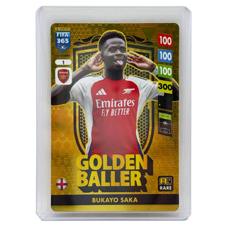 2025 Panini FIFA 365 Adrenalyn XL Bukayo Saka Golden Baller - No. 1