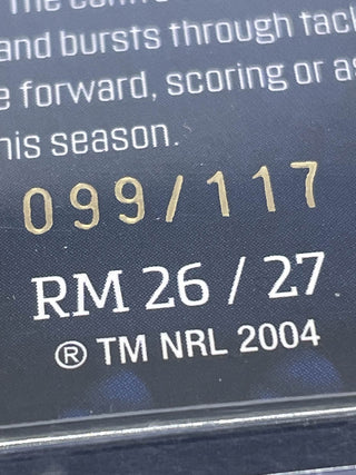 2024 NRL Traders Running Machines Isabelle Kelly 099/117 - RM 26/27