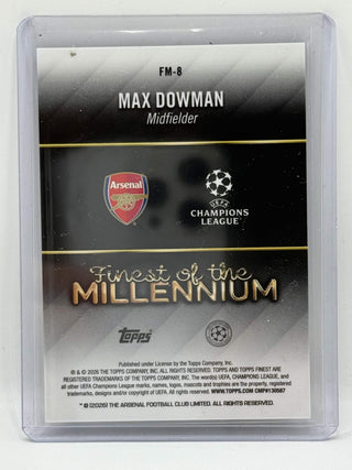 2026 Topps Finest First Of The Millennium Max Dowman RC #FM-8