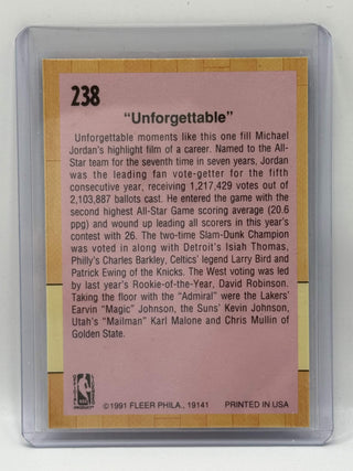 1990-91 Fleer Michael Jordan All-Star Game  - No. 238