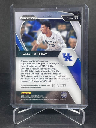 2021 Panini Prizm Draft Picks Red Jamal Murray 057/299