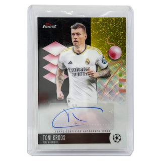2025-26 Topps Finest UEFA Club Competitions Toni Kroos Auto 07/10