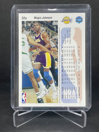 1992-93 Upper Deck Magic Johnson Los Angeles Lakers - No. 32a