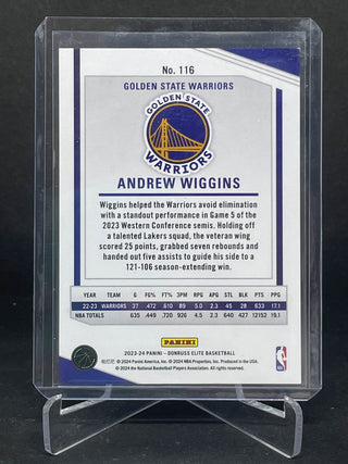 2023-24 Donruss Elite Andrew Wiggins Blue Base 51/99