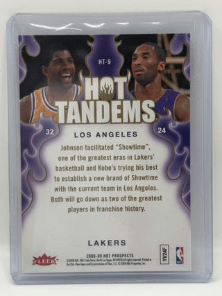2008-09 Fleer Hot Tandems Magic Johnson/Kobe Bryant #HT-9
