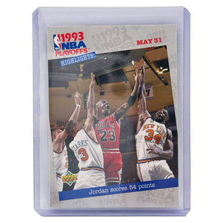 1993-94 Upper Deck NBA Playoffs Michael Jordan 54 Points - No. 193