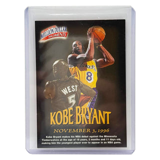 1997-98 Fleer Million Dollar Moments Contest Kobe Bryant #31