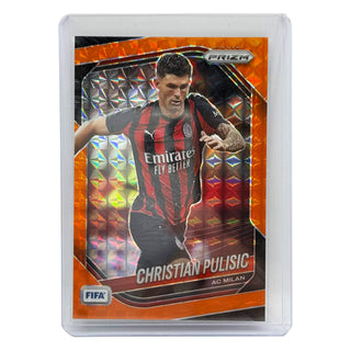 2025-26 Panini Prizm FIFA Christian Pulisic Orange Mosaic 217/299