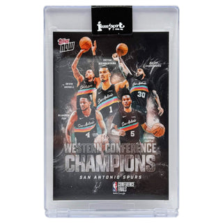 2025-26 Topps NOW Western Conference Champions San Antonio Spurs #WCSA