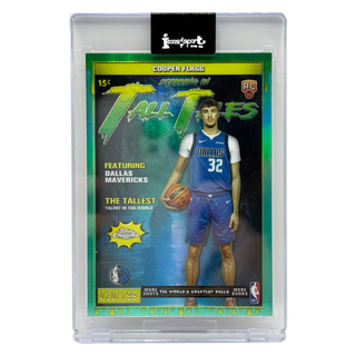 2025-26 Topps Hoops Cooper Flagg Tall Tales Aqua Refractor 020/199