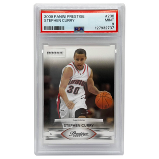 2009 Panini Prestige Stephen Curry Rookie PSA Mint 9