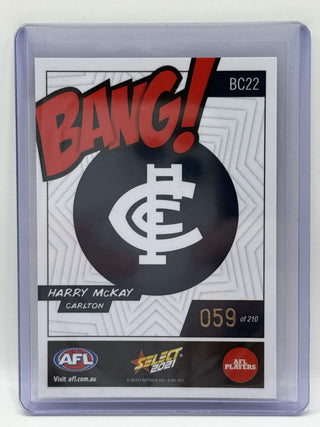 2021 Select AFL Harry McKay BANG! 059/210