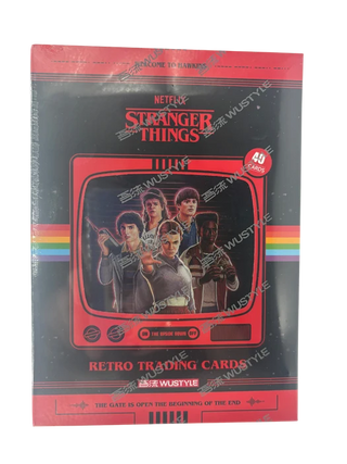 PREORDER:   WUSTYLE Retro Stranger Things 1-5 Trading Cards (11 August)