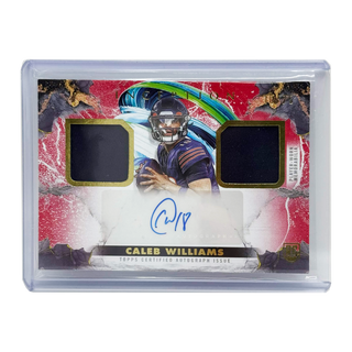 2024 Topps Inception Franchise Foundation Caleb Williams Dual RPA 10/75