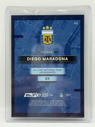 2026 Topps FC Argentina Diego Maradona City Insert #42