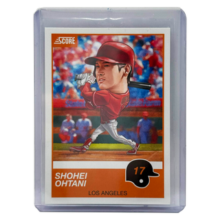 2019 Panini Score Baseball Shohei Ohtani Big Head - No. 20