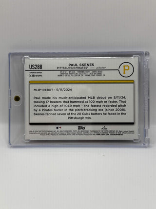 2024 Topps Update Paul Skenes Jack O'Lantern Rookie SSP #US288