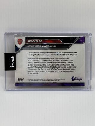 2025-26 Topps NOW Arsenal Premier League Winners #199