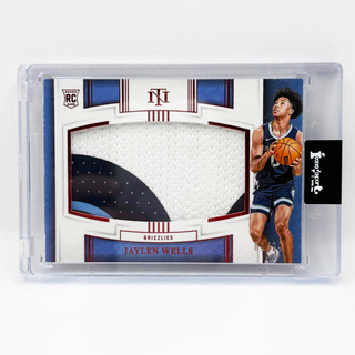 2024-25 Panini National Treasures Jaylen Wells Jumbo Patch RC 01/24