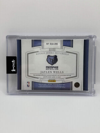 2024-25 Panini National Treasures Jaylen Wells Jumbo Patch RC 01/24